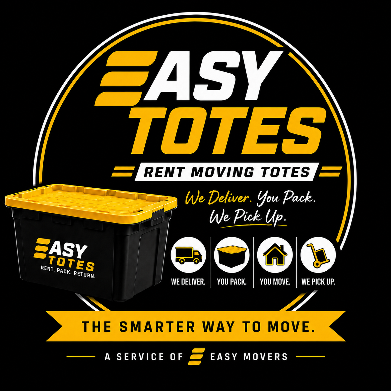 Easy Totes — Rent Moving Totes. We Deliver. You Pack. We Pick Up.